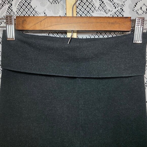 SKIMS Outdoor Basics Pants Foldover Bootcut Leggings Washed Onyx S - Picture 2 of 10